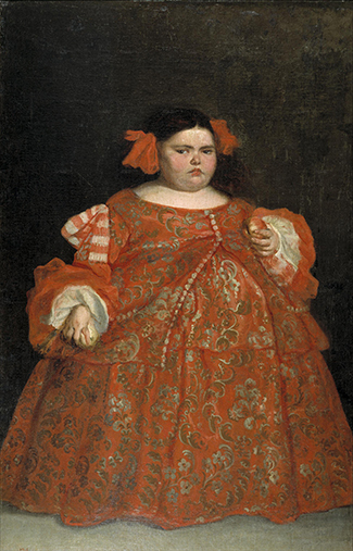 لوحة تُظهر يوجينيا مارتينيز فاليخو.