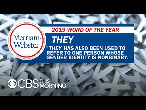 Thumbnail for the embedded element "Merriam-Webster’s 2019 word of the year is “they”"