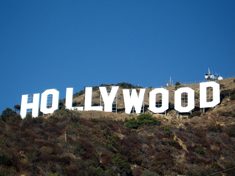 Le panneau Hollywood