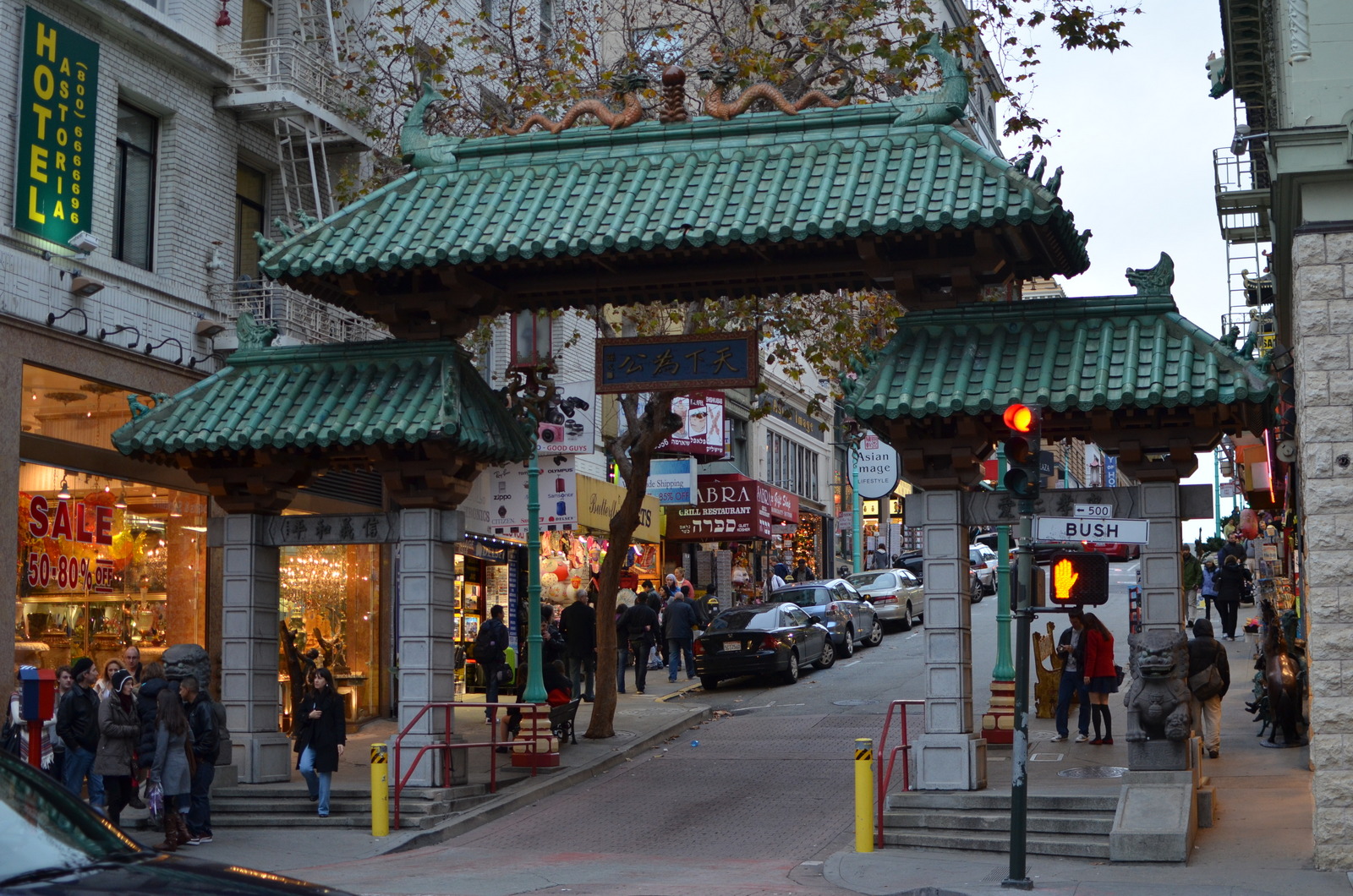 Enclave animée de Chinatown.