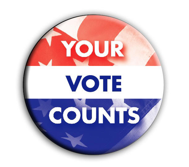 a button that reads "Your Vote Counts".