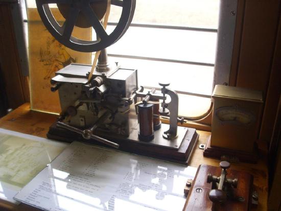 an old telegraph machine