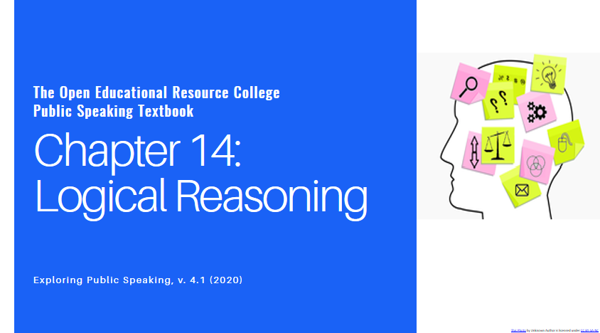 Logical Reasoning: Exploring Public Speaking Accessible PowerPoint Slides for Chapter 14