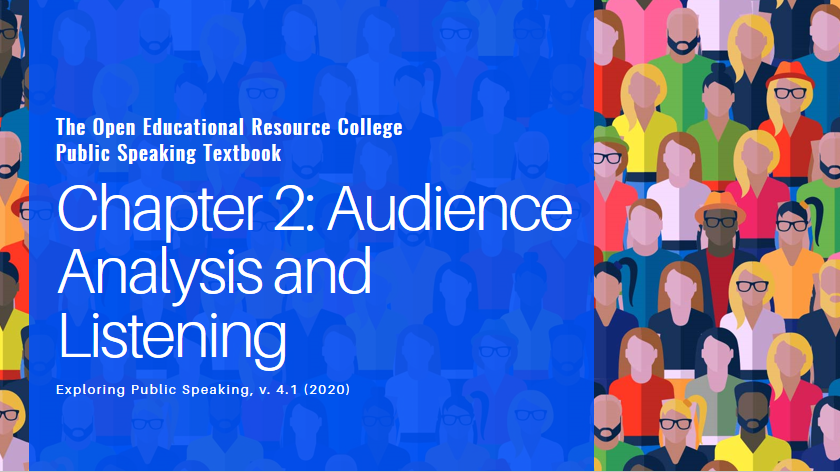 Audience Analysis and Listening: Exploring Public Speaking Accessible PowerPoint Slides for Chapter 2