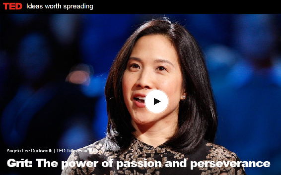 Screenshot of Angela Duckworth's TED talk