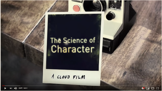 Captura de pantalla del video “La ciencia del carácter”