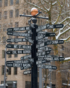 Directional signpost