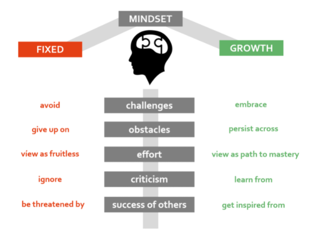Description of Fixed and Growth Mindsets