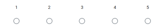 Answer radio buttons