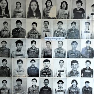 Fotografías de víctimas del dictador camboyano Pol Pot.