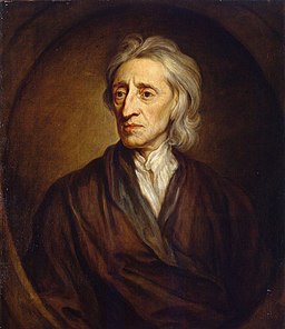 "Portrait of John Locke," 17th-century oil painting by Geoffrey Keller