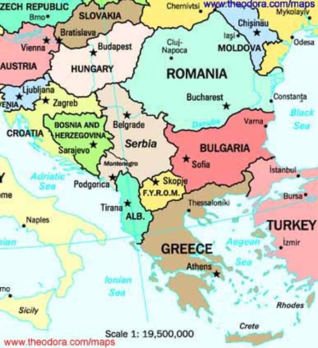 Balkansprache Supergroup Map