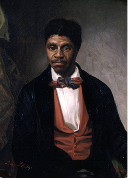 Posthumous oil portrait of Dred Scott, painted by Louis Schultze in 1897.