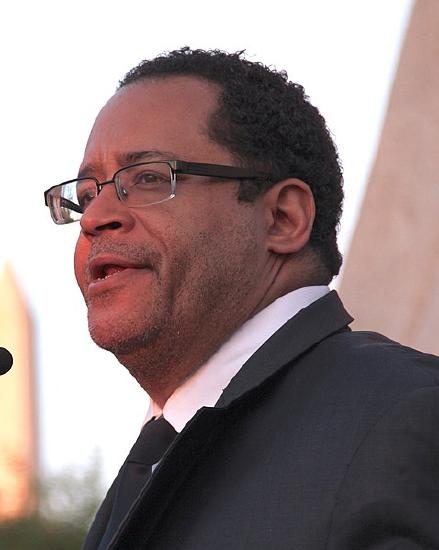 Michael Eric Dyson at Martin Luther King, Jr. Memorial on April 4, 2012. 
