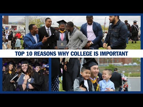 Thumbnail for the embedded element "Top 10 Benefits of a College Degree"