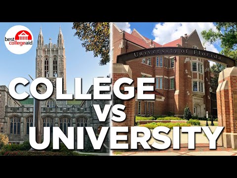 Thumbnail for the embedded element "Difference Between a College & University"