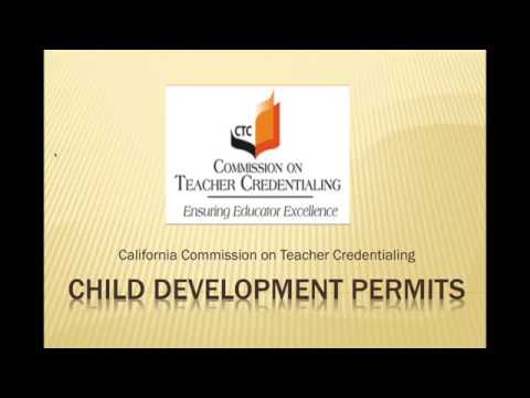 Thumbnail for the embedded element "California Child Development Permits"